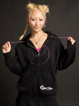Pretty Guardian Sailor Moon Rhinestone Hoodie, , hi-res